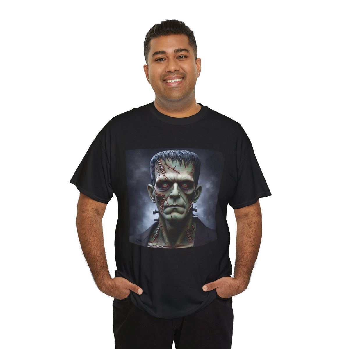 Frankenstein — Horror Gothic T-Shirt Kryptonite T-Shirts | Black Unisex