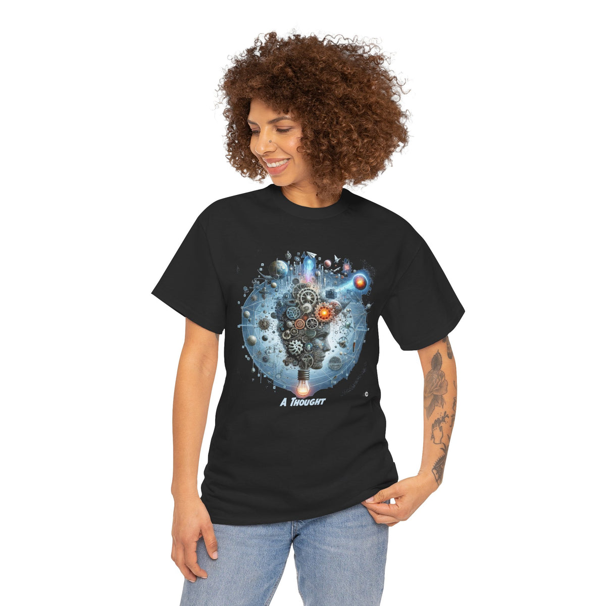 A Thought!  - Kryptonite T-Shirt | Kryptonite Black Unisex Tee, S-4XL