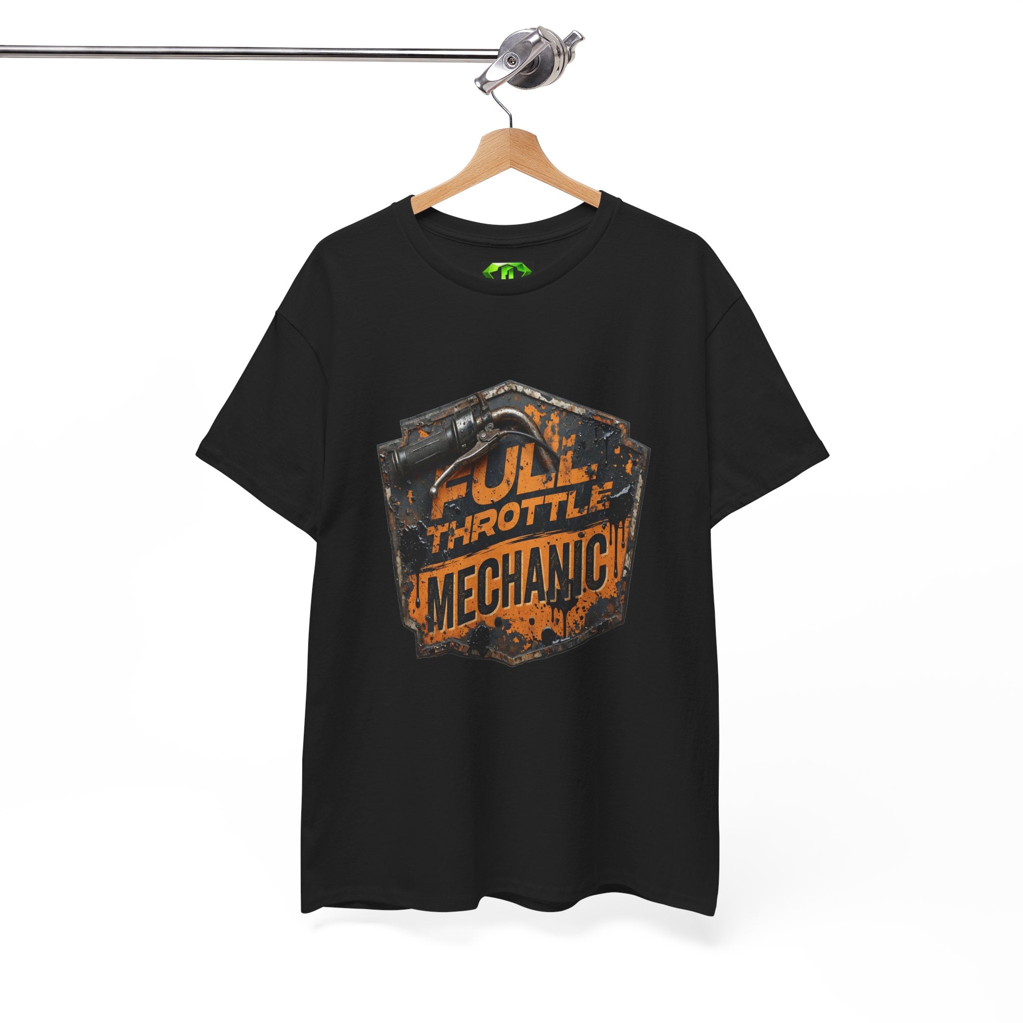 Retro Bike Mechanic Badge - Kryptonite T-Shirt | Kryptonite Black Unisex Tee, S-4XL
