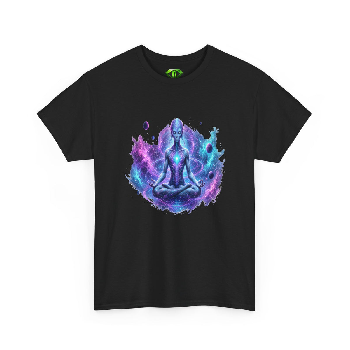 Alien Budda - Kryptonite T-Shirt | Kryptonite Black Unisex Tee, S-4XL