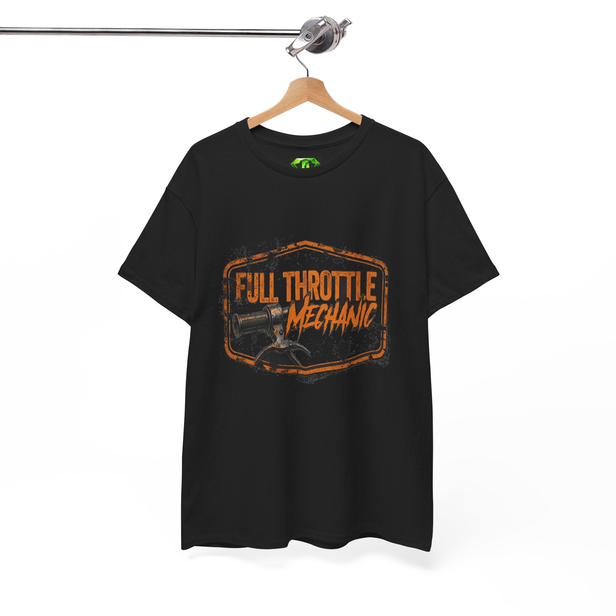 Full Throttle Mechanic - Kryptonite T-Shirt | Kryptonite Black Unisex Tee, S-4XL