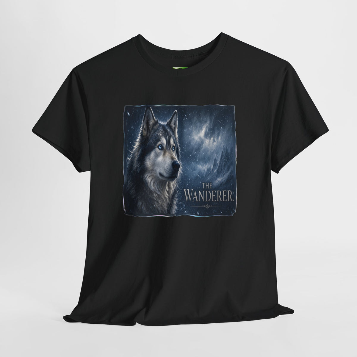The Wanderer Husky  - Kryptonite T-Shirt | Kryptonite Black Unisex Tee, S-4XL