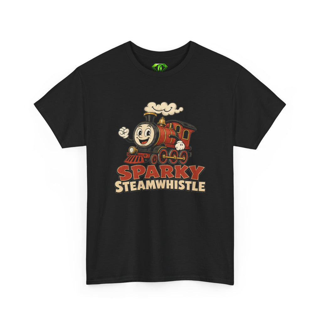 Sparky SteamWhistle - Kryptonite T-Shirt | Kryptonite Black Unisex Tee, S-4XL
