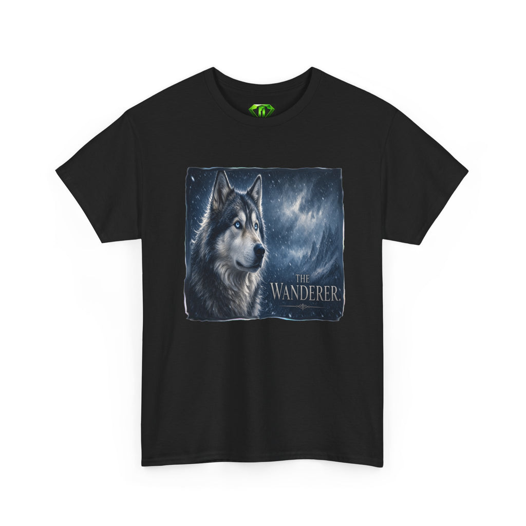 The Wanderer Husky  - Kryptonite T-Shirt | Kryptonite Black Unisex Tee, S-4XL
