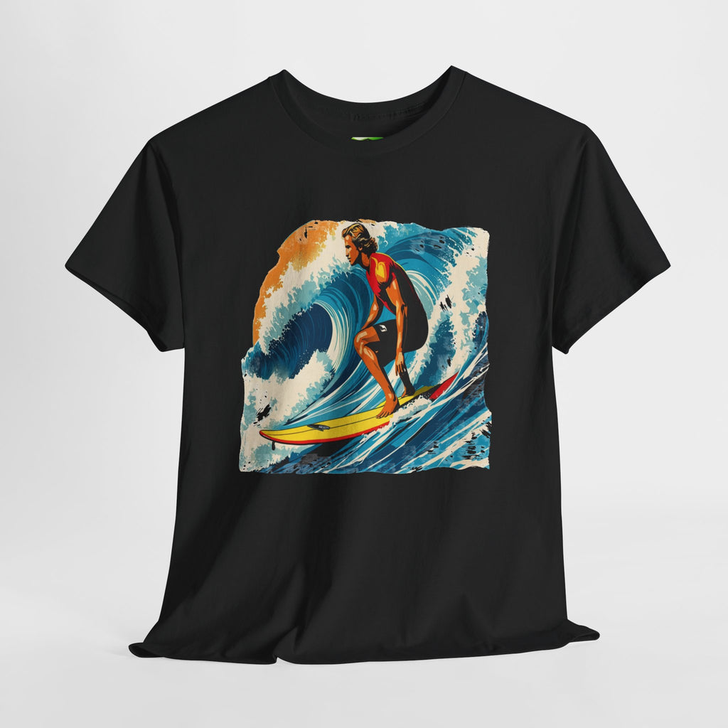 Retro Rider - Surfer Tee — Kryptonite T-Shirt | Kryptonite Black Unisex Tee, S-4XL