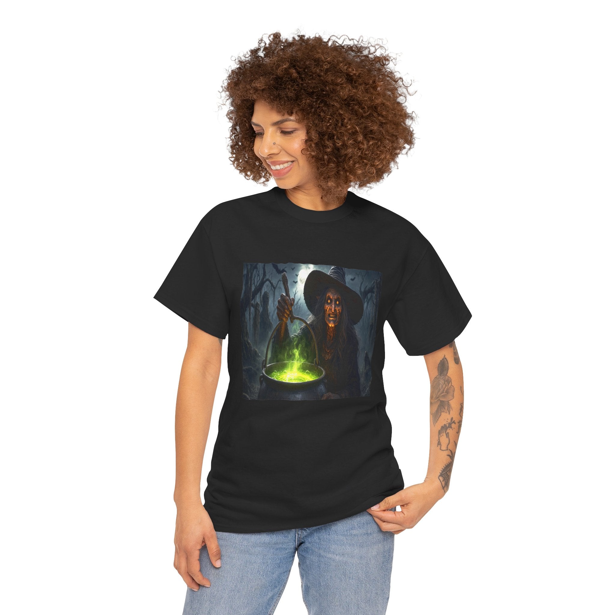 Evil Witch-  Kryptonite T-shirts - Haunted Harvest — Original Halloween Collection - Unisex T-shirts