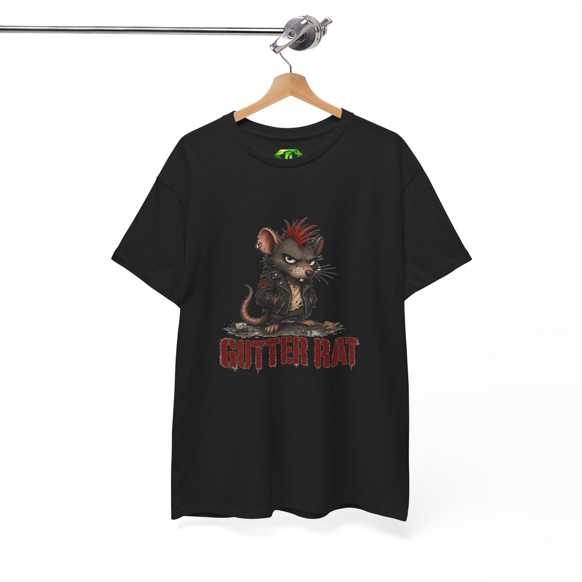 Gutter Rat 1 - Kryptonite T-Shirt | Kryptonite Black Unisex Tee, S-4XL