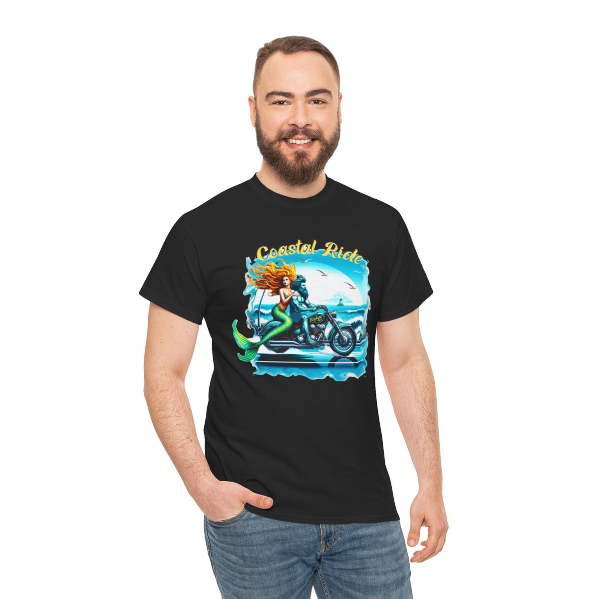 Coastal Ride, Kryptonite T-Shirt | Kryptonite Black Unisex Tee, S-4XL