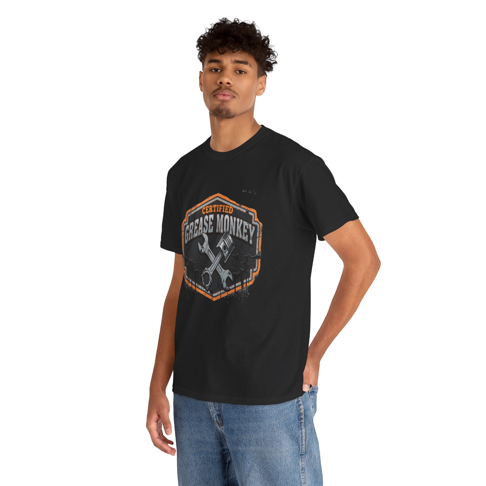Certified Grease Monkey 4- Kryptonite T-Shirt | Kryptonite Black Unisex Tee, S-4XL