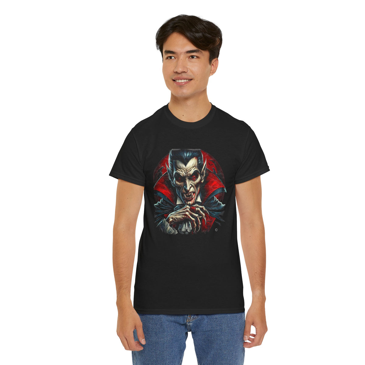 Dracula — Horror Gothic T-Shirt Kryptonite T-Shirts | Black Unisex