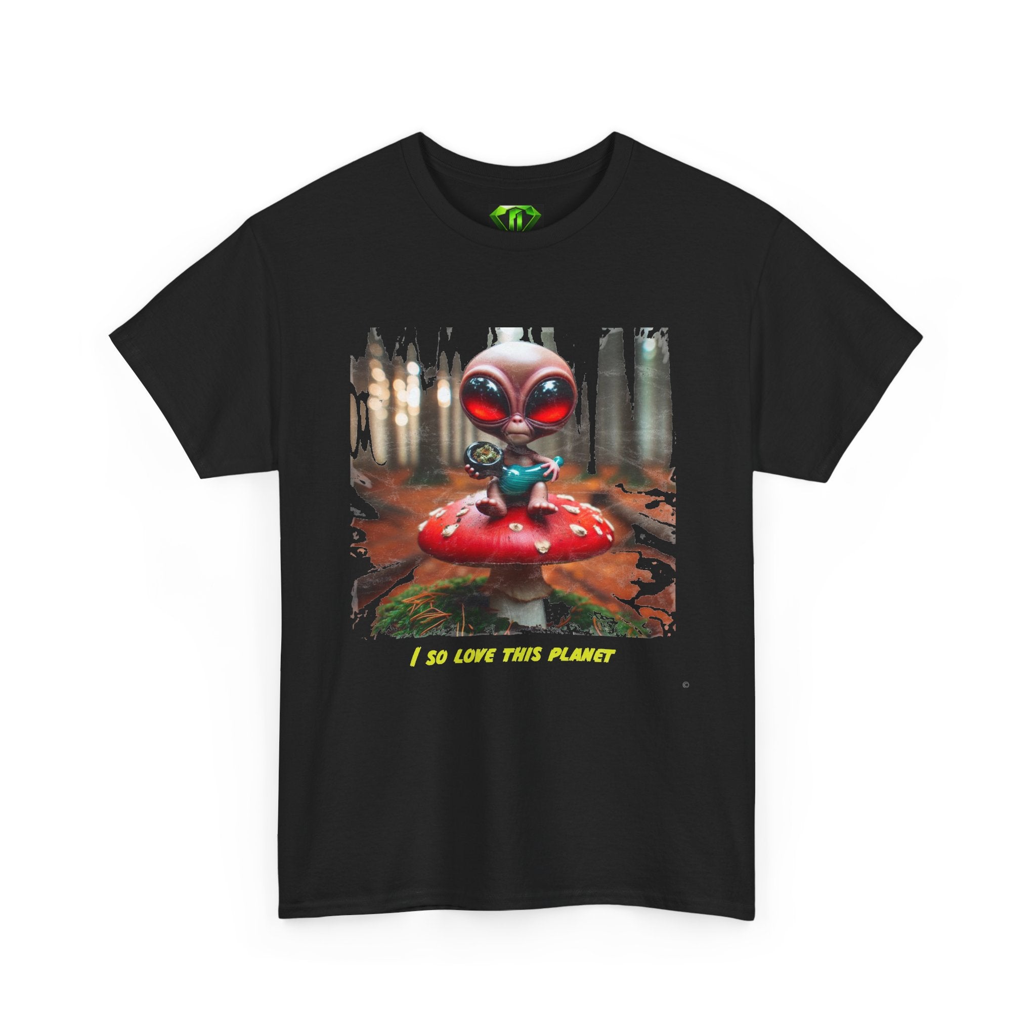 I so Love this Planet - Kryptonite T-Shirt | Kryptonite Black Unisex Tee, S-4XL