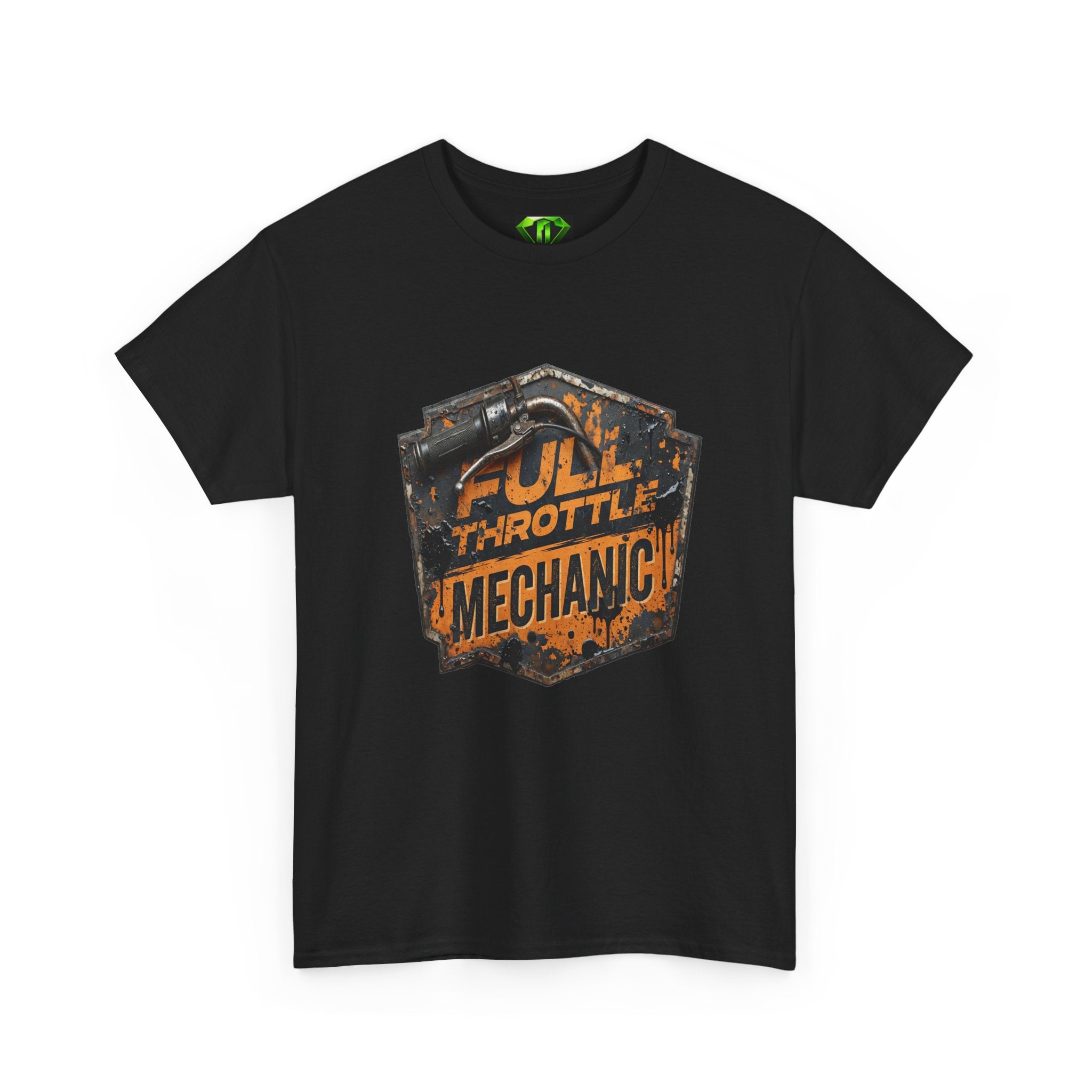 Retro Bike Mechanic Badge - Kryptonite T-Shirt | Kryptonite Black Unisex Tee, S-4XL