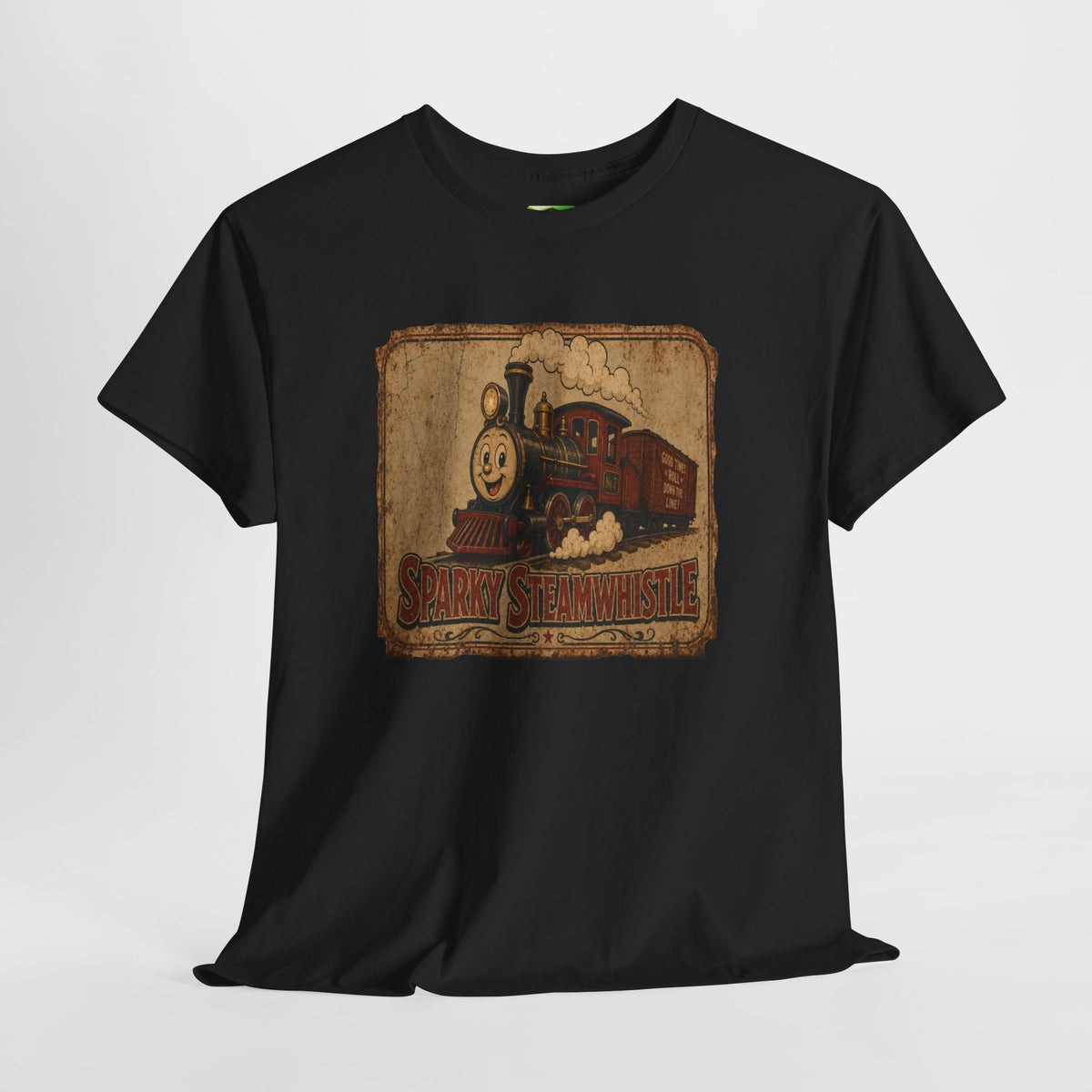 Sparky SteamWhistle Tin - Kryptonite T-Shirt | Kryptonite Black Unisex Tee, S-4XL