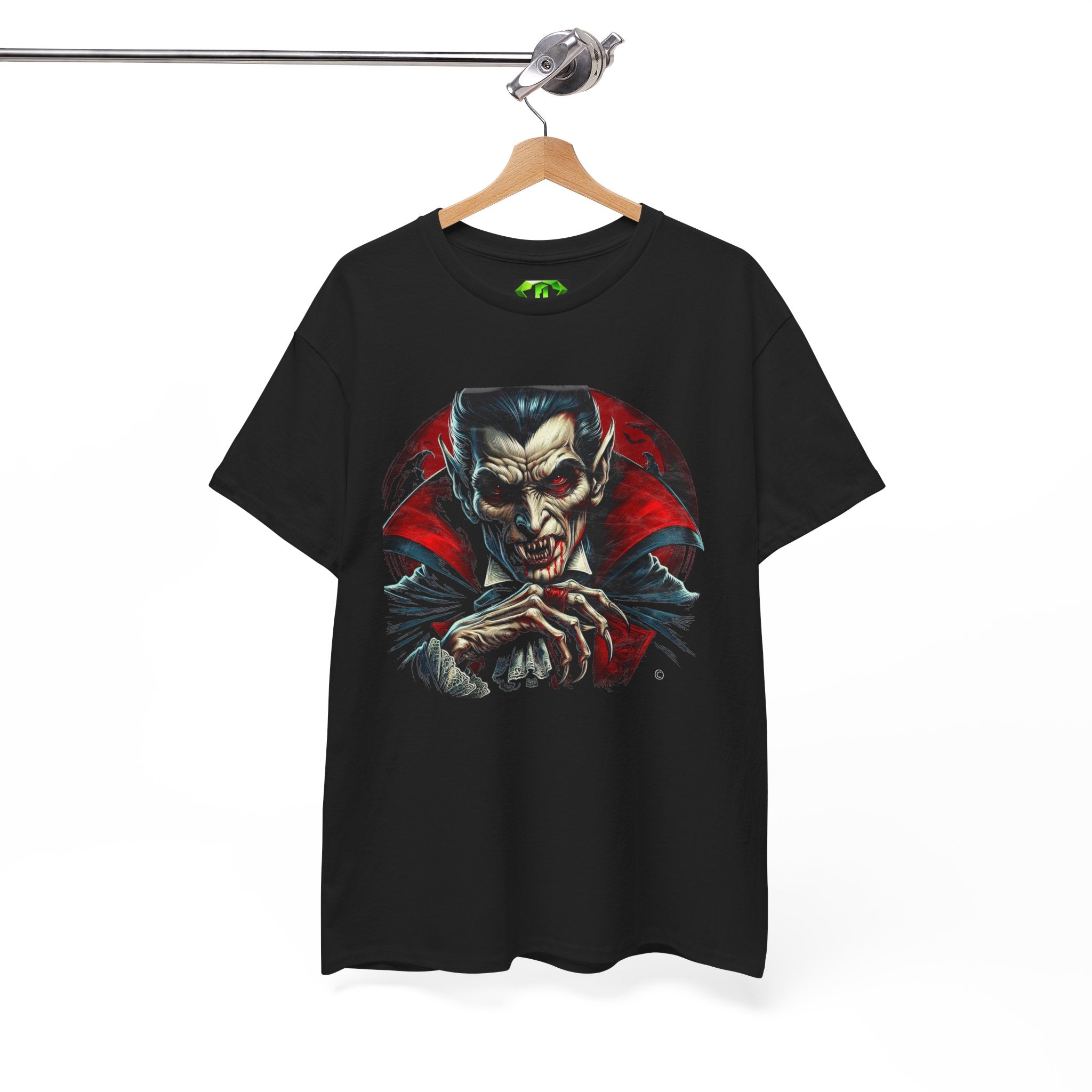 Dracula — Horror Gothic T-Shirt Kryptonite T-Shirts | Black Unisex
