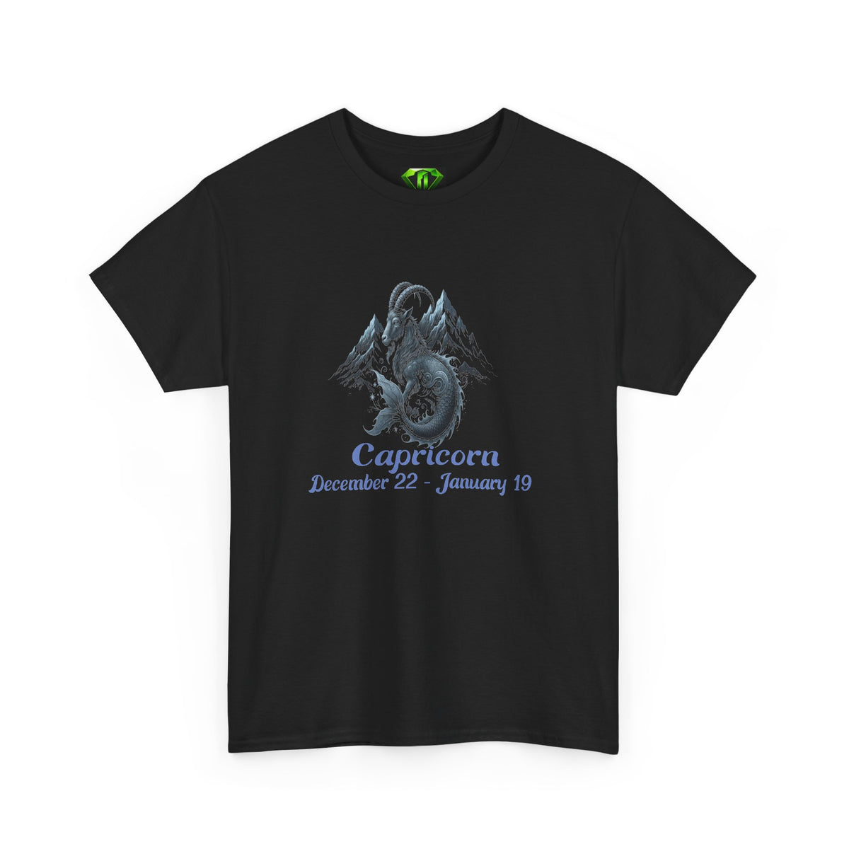 Capricorn - Kryptonite T-Shirt | Kryptonite Black Unisex Tee, S-4XL