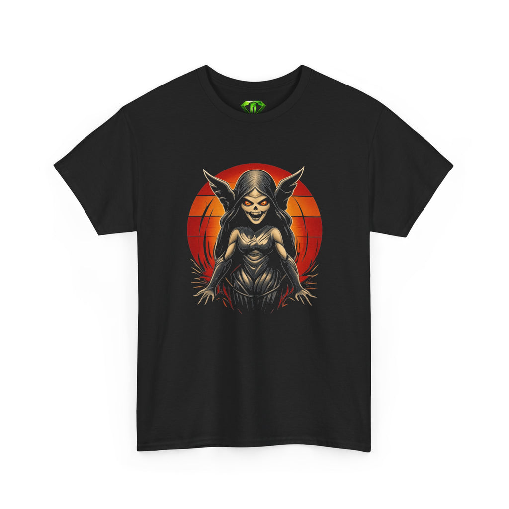Evil Goth Girl -  Kryptonite T-shirts - Haunted Harvest — Original Halloween Collection - Unisex T-shirts