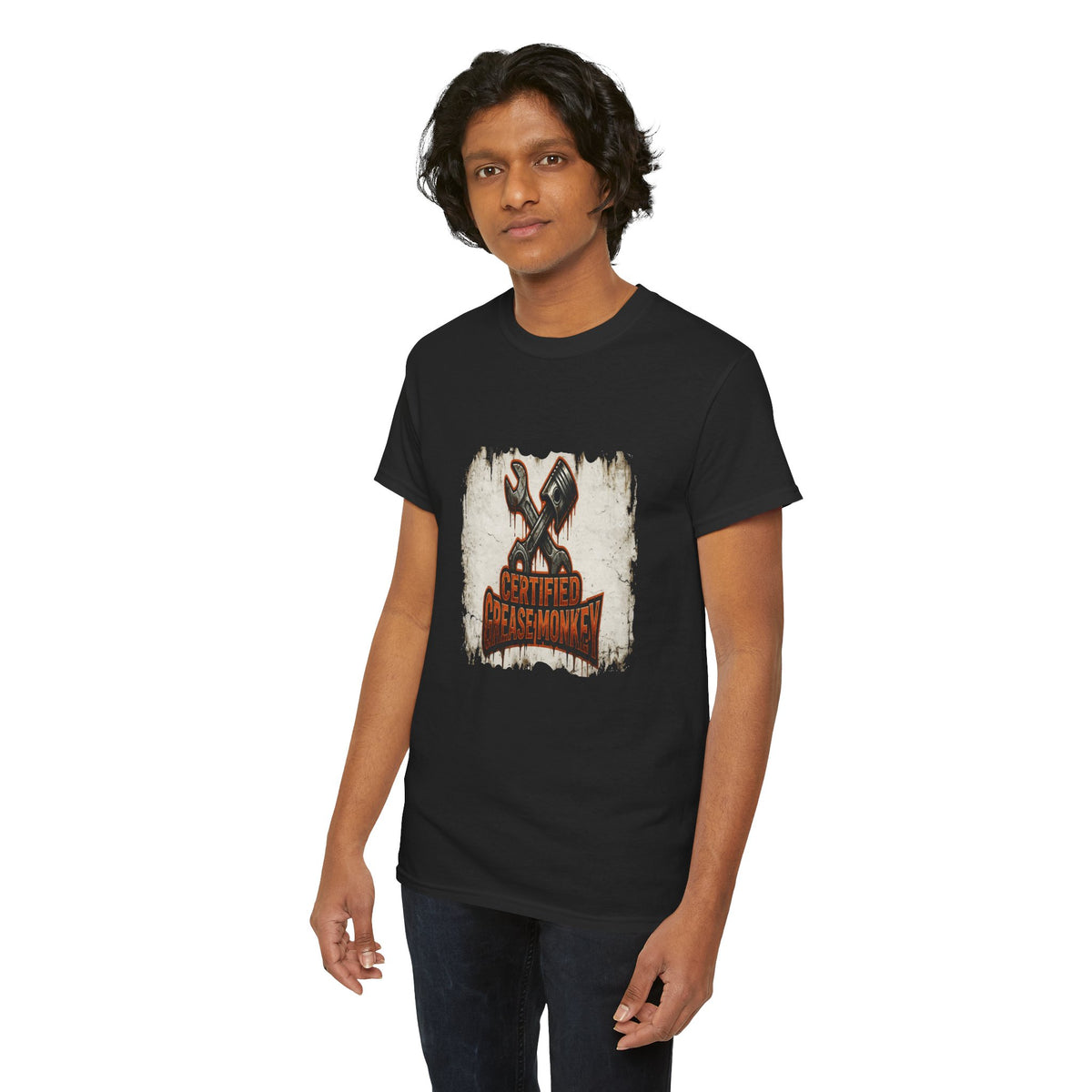 Certified Grease Mechanic 2— Kryptonite T-Shirt | Kryptonite Black Unisex Tee, S-4XL