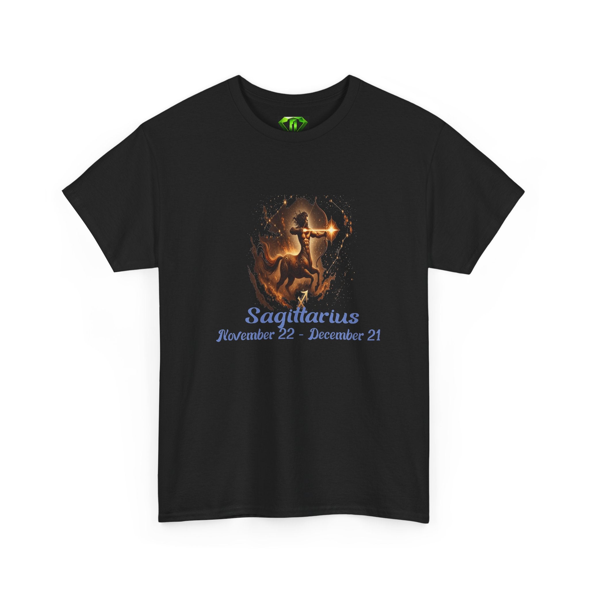 Sagittarius - Kryptonite T-Shirt | Kryptonite Black Unisex Tee, S-4XL