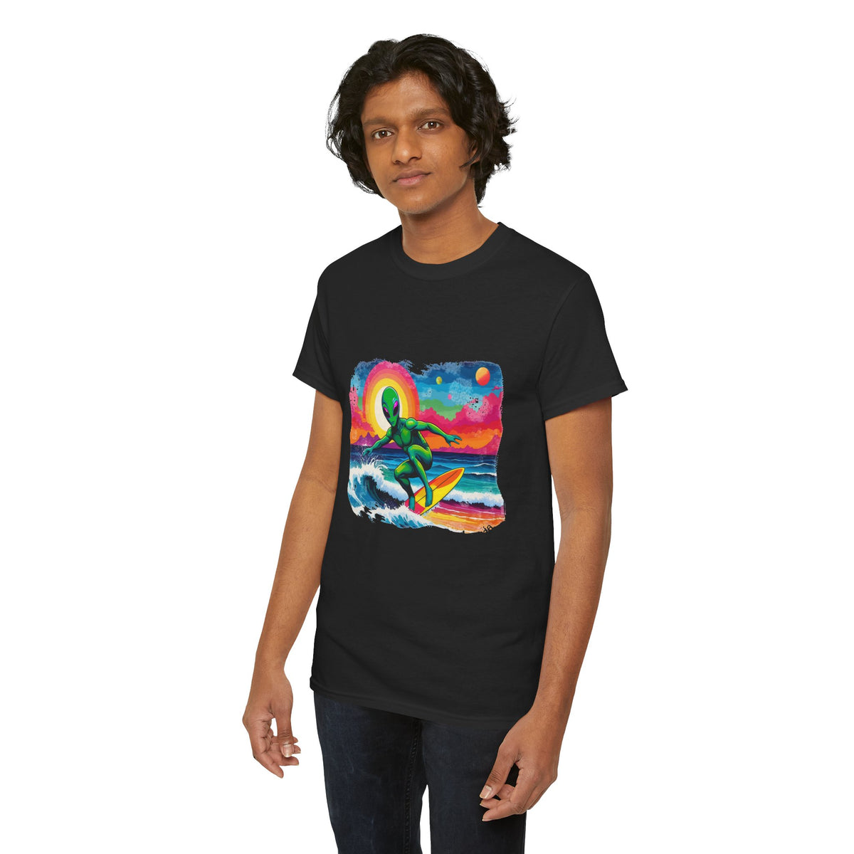 Cosmic Wave - Kryptonite T-Shirt | Kryptonite Black Unisex Tee, S-4XL