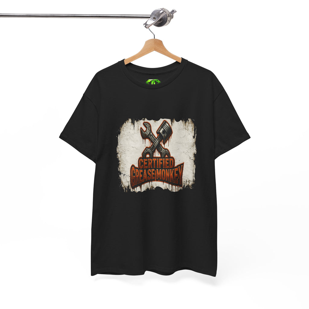 Certified Grease Mechanic 2— Kryptonite T-Shirt | Kryptonite Black Unisex Tee, S-4XL