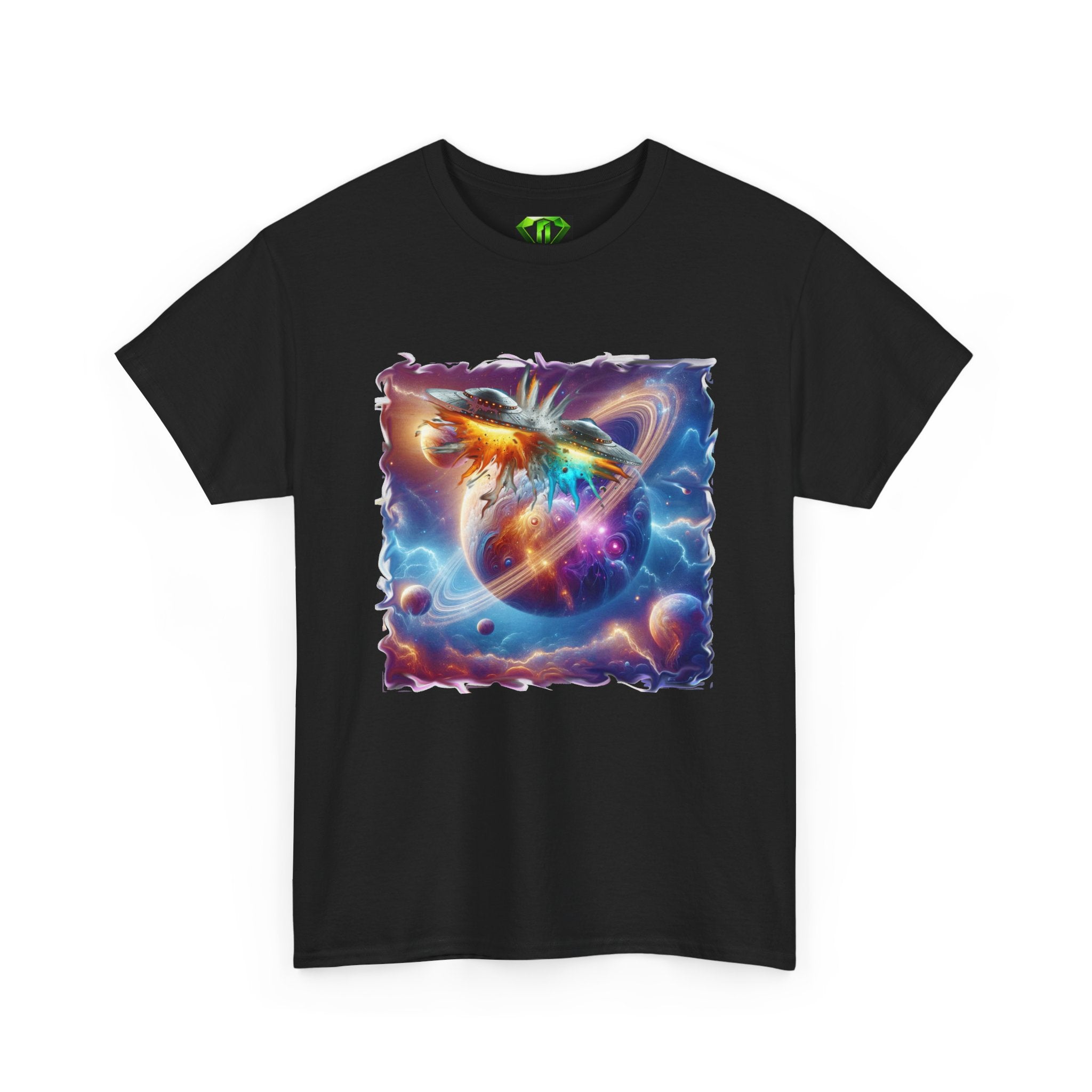Alien Flying Under the Influence - Kryptonite T-Shirt | Kryptonite Black Unisex Tee, S-4XL